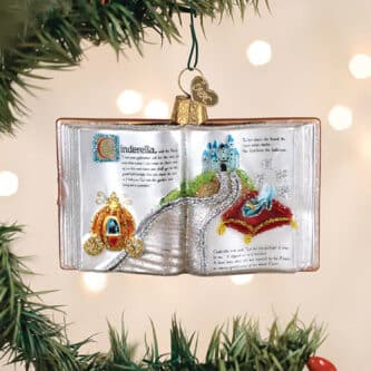 Cinderella Book Ornament Old World Christmas