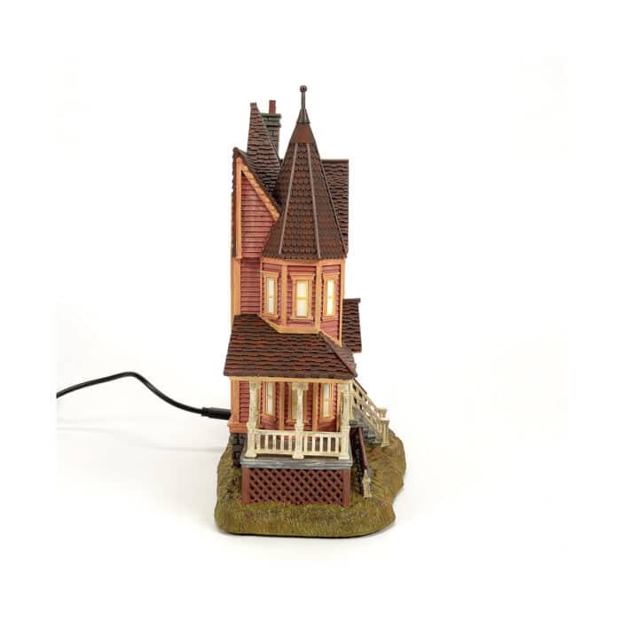Coraline Pink Palace Apartments Halloween Village D56 New Side Two