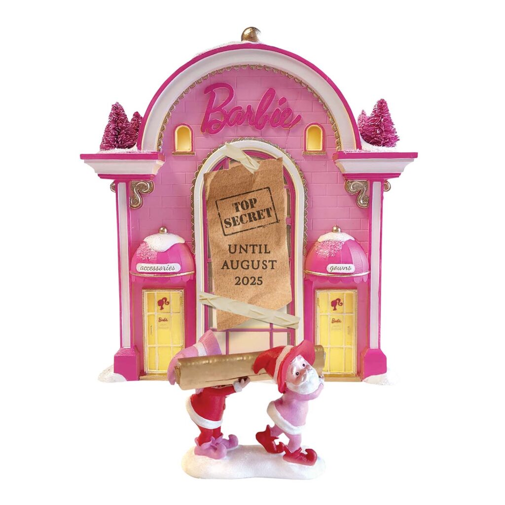 Finish Barbie Gown Boutique North Pole Village D56