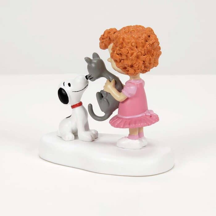 Frieda Faron Meet Snoopy Peanuts Village D56 Back