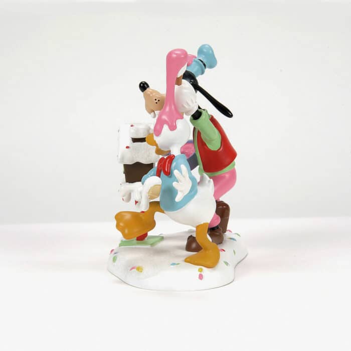 Goofy Donald Make a Mess Disney Village D56 New Side