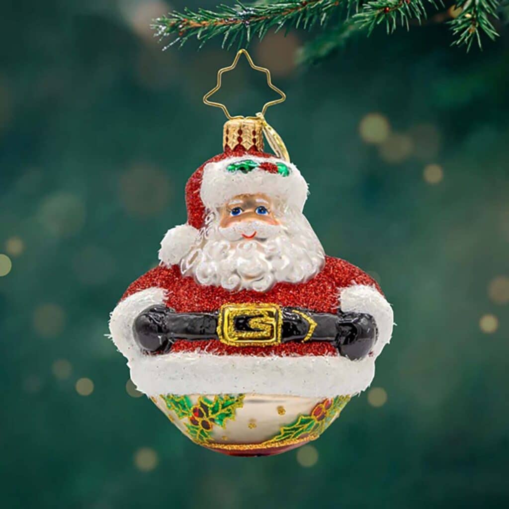 Jolly Holly Claus Gem by Radko