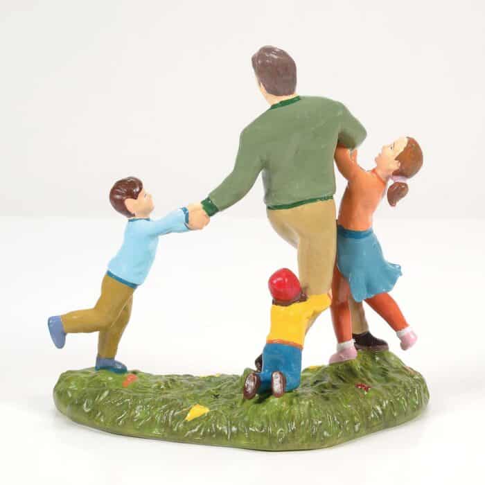 Lets Get Dad Snow Village Halloween D56 Back