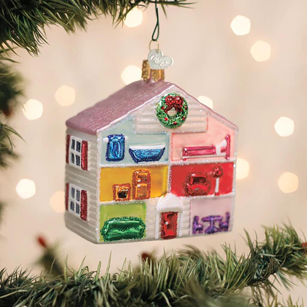 Lovely Doll House Ornament Old World Christmas