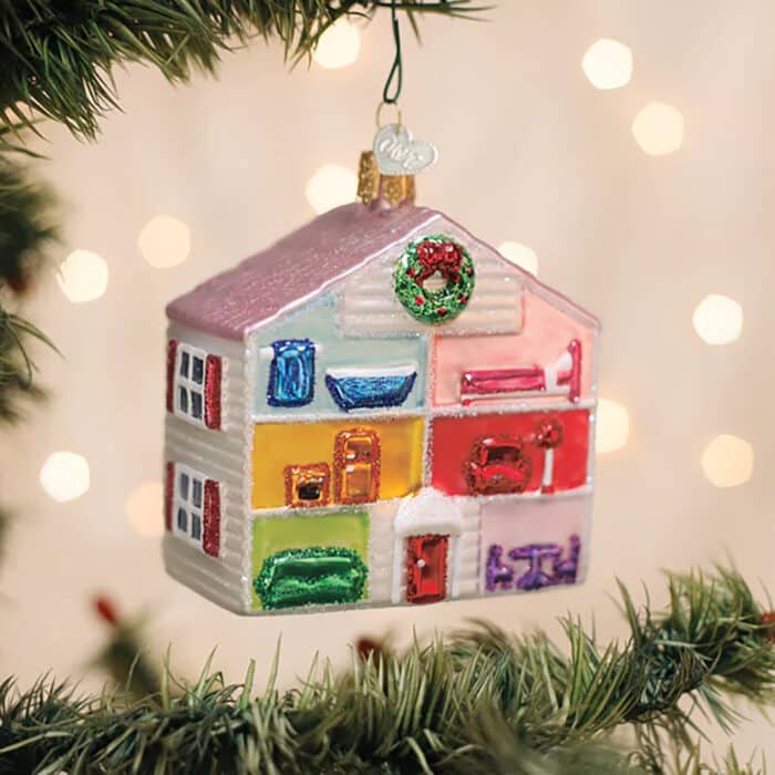 Lovely Doll House Ornament Old World Christmas