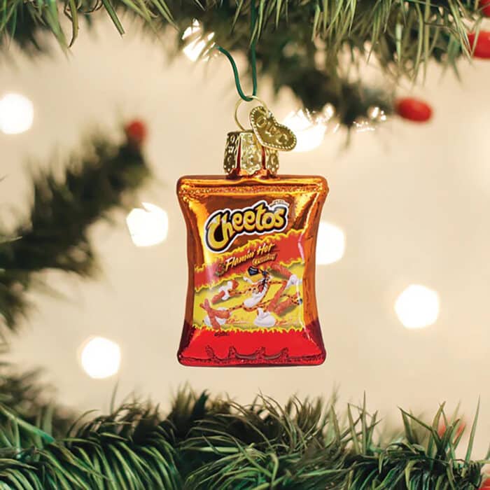 Mini Flamin Hot Cheetos Ornament Old World Christmas