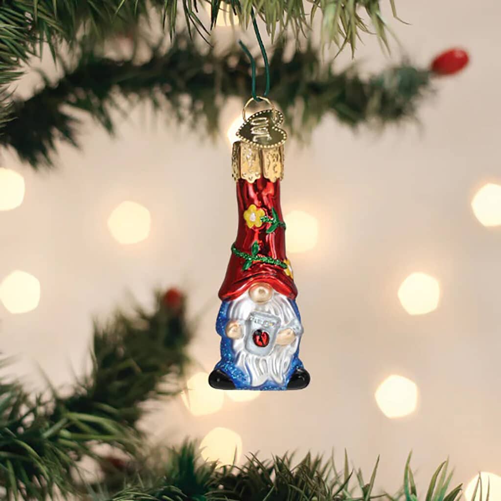 Mini Garden Gnome Ornament Old World Christmas