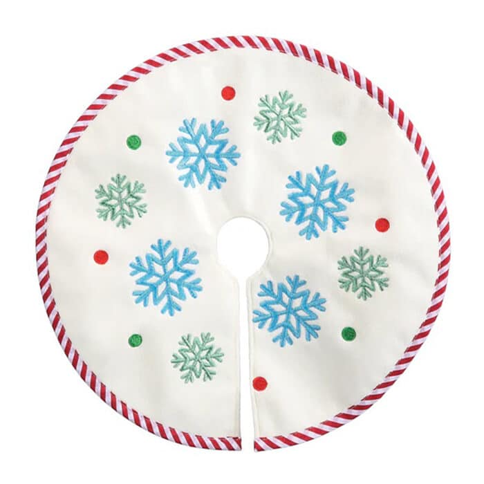 Mini Snowflake Tree Skirt Old World Christmas