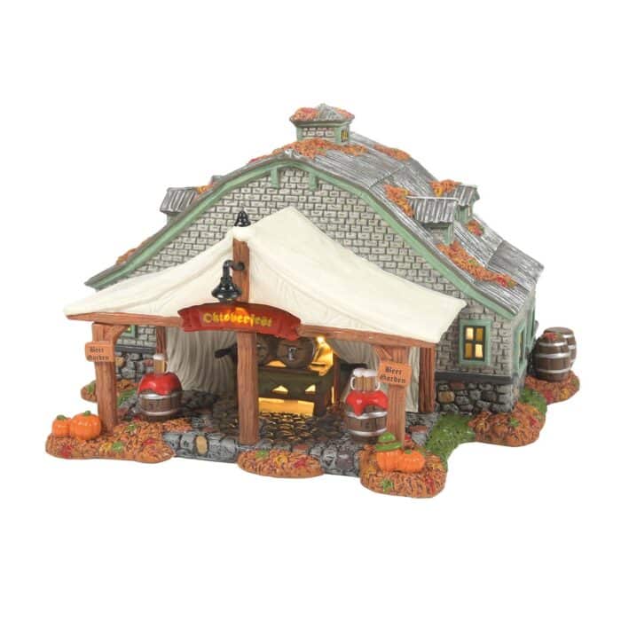 Oktoberfest Beer Garden Snow Village Halloween D56