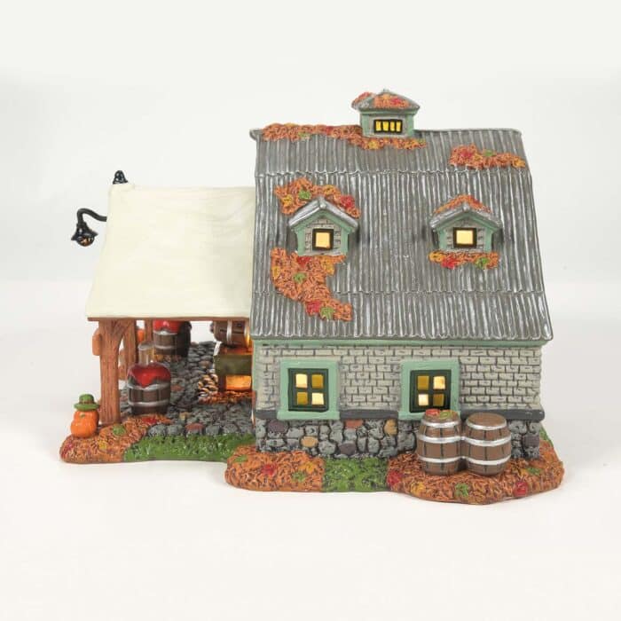 Oktoberfest Beer Garden Snow Village Halloween D56 Side