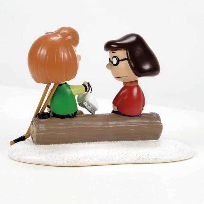 Peppermint Patty Marcie Peanuts Village D56 Back