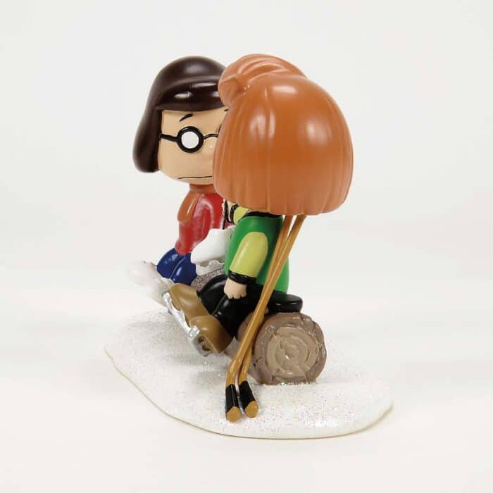 Peppermint Patty Marcie Peanuts Village D56 Side