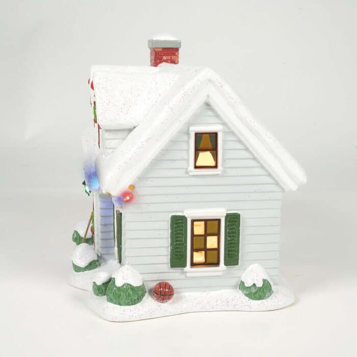 Peppermint Pattys House Peanuts Village D56 Side