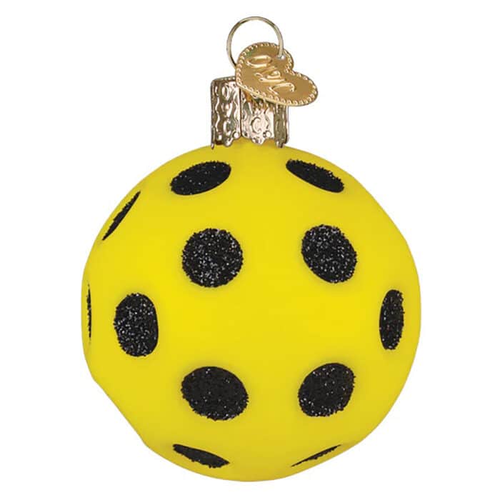 Pickleball Ornament Old World Christmas Back