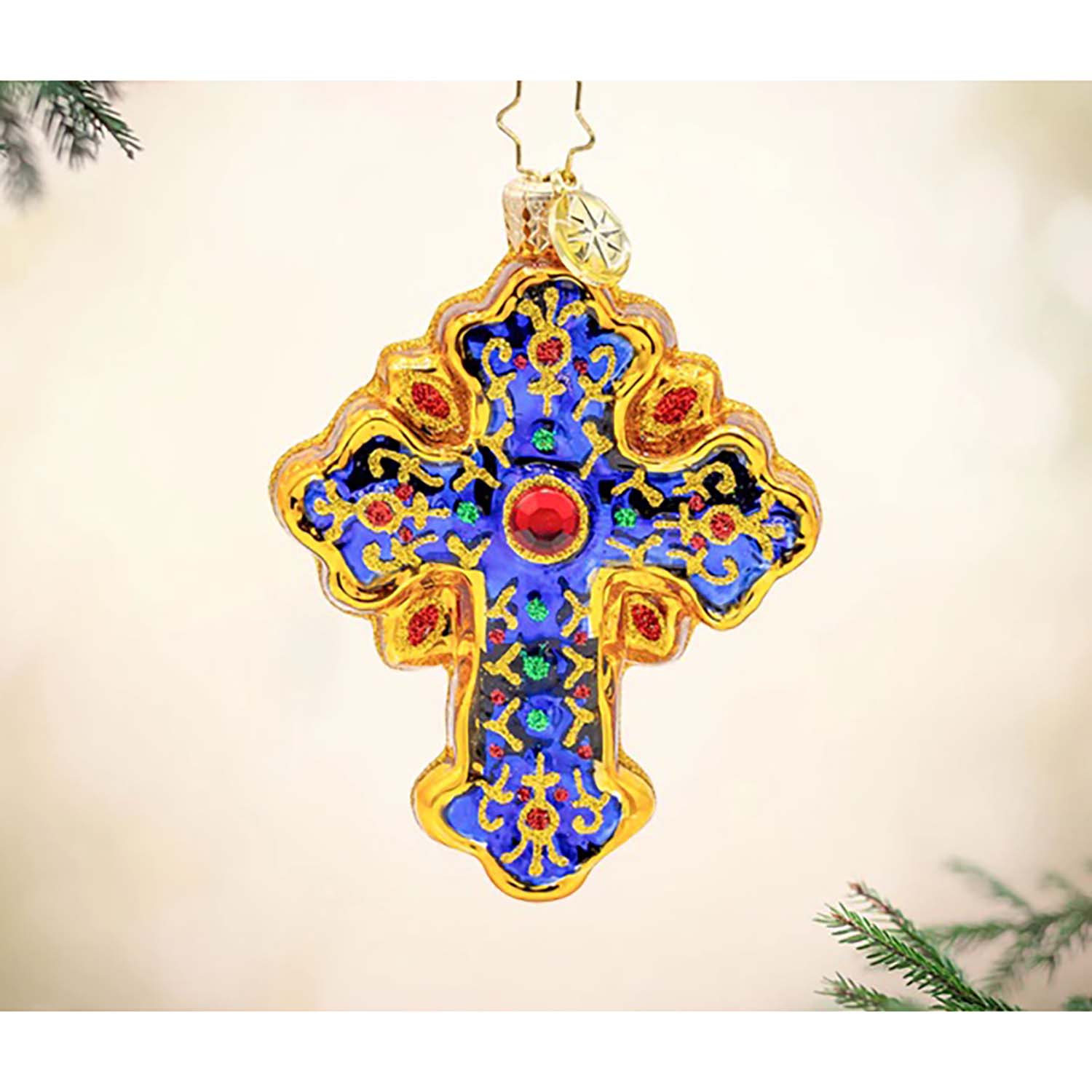 Sacred Season Cross Gem By Radko -