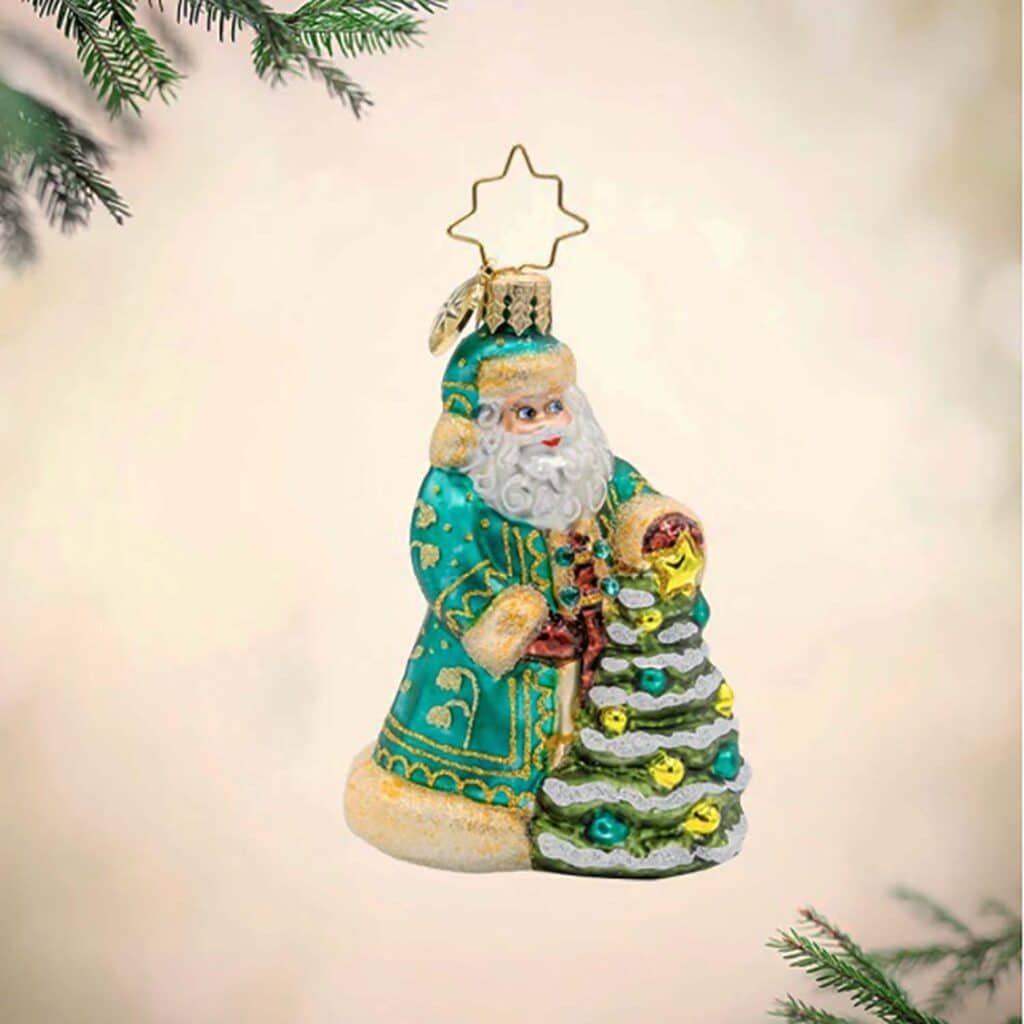 Santas Tinsel Touch 2025 Gem by Radko