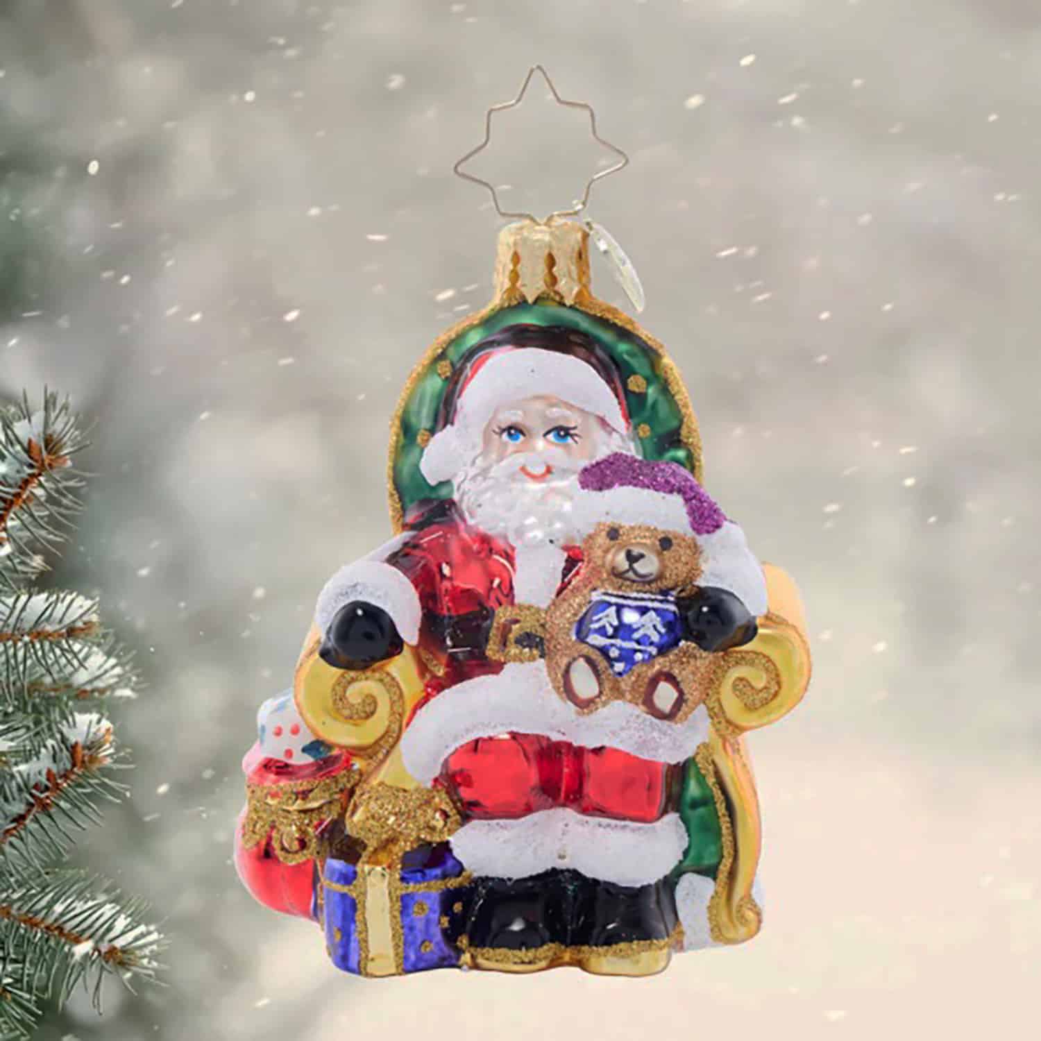 Strike a Pose Santa Gem by Radko