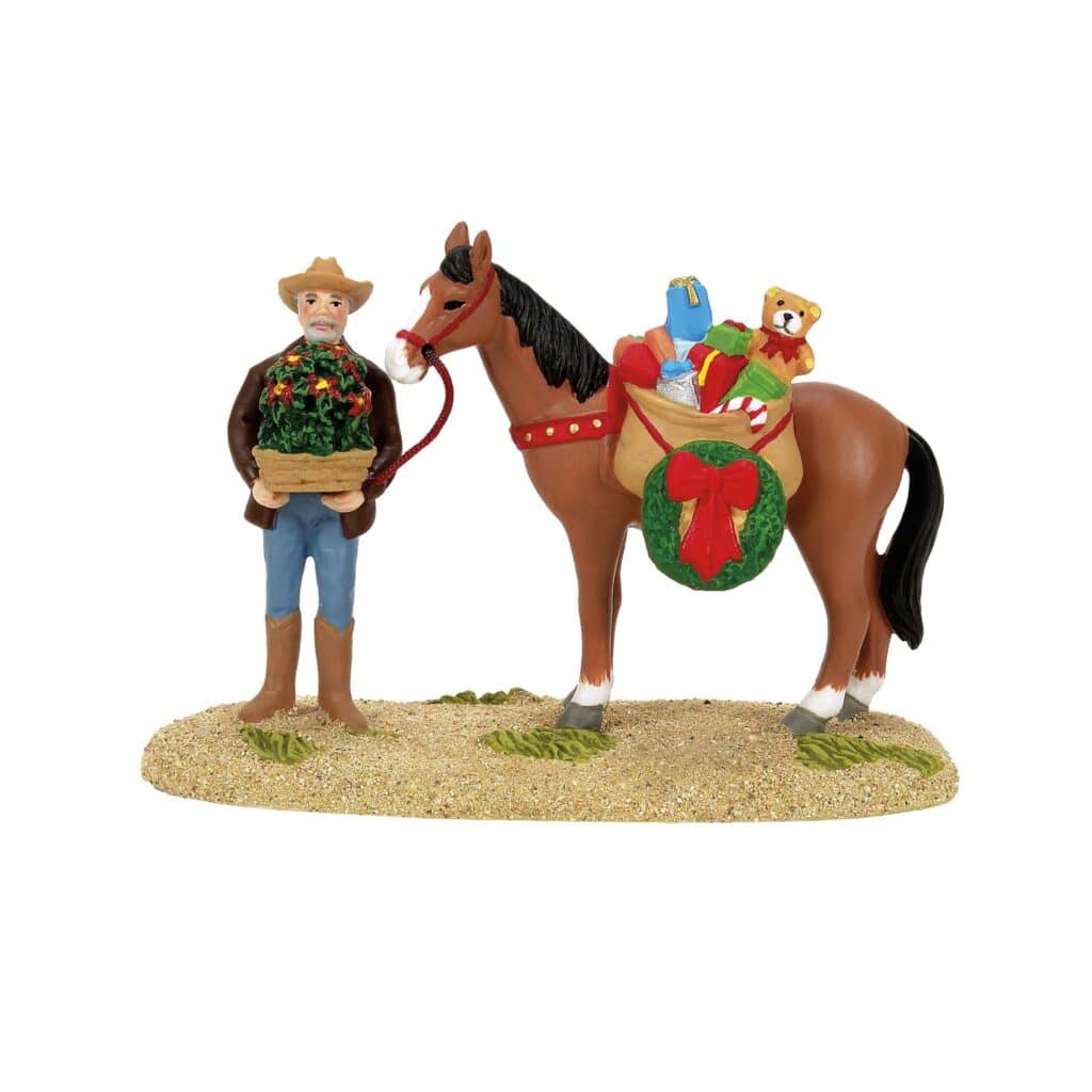 the Cowboy Pastor Snow Village D56 New