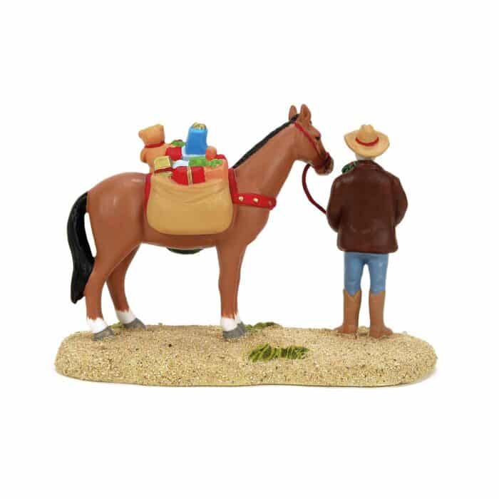 the Cowboy Pastor Snow Village D56 New Back