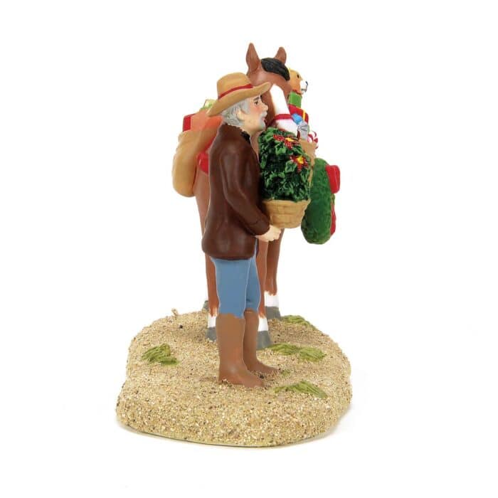 the Cowboy Pastor Snow Village D56 New Side Two