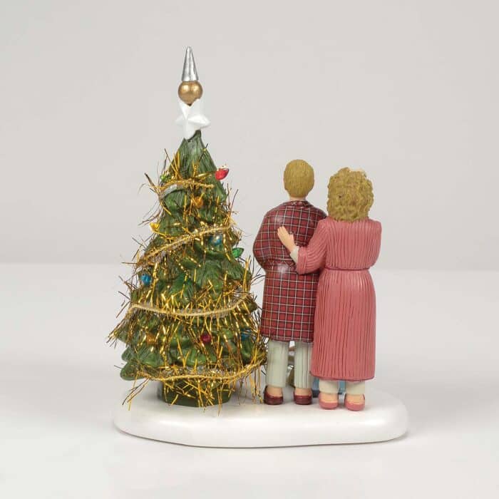 The Family Opens Their Gifts A Christmas Story Village Dept 56 Back