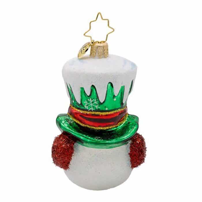 Top Hat Tidings Gem by Radko Back