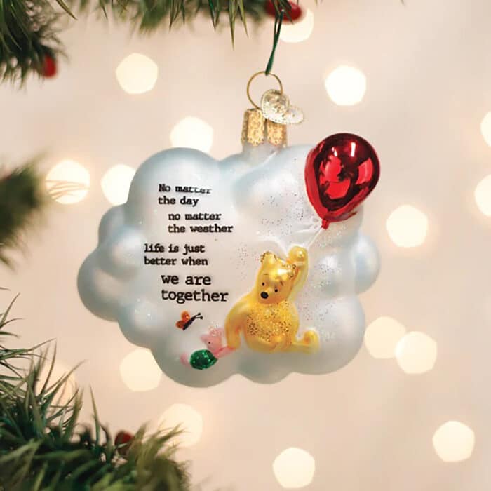 Winnie And Piglet Together Ornament Old World Christmas