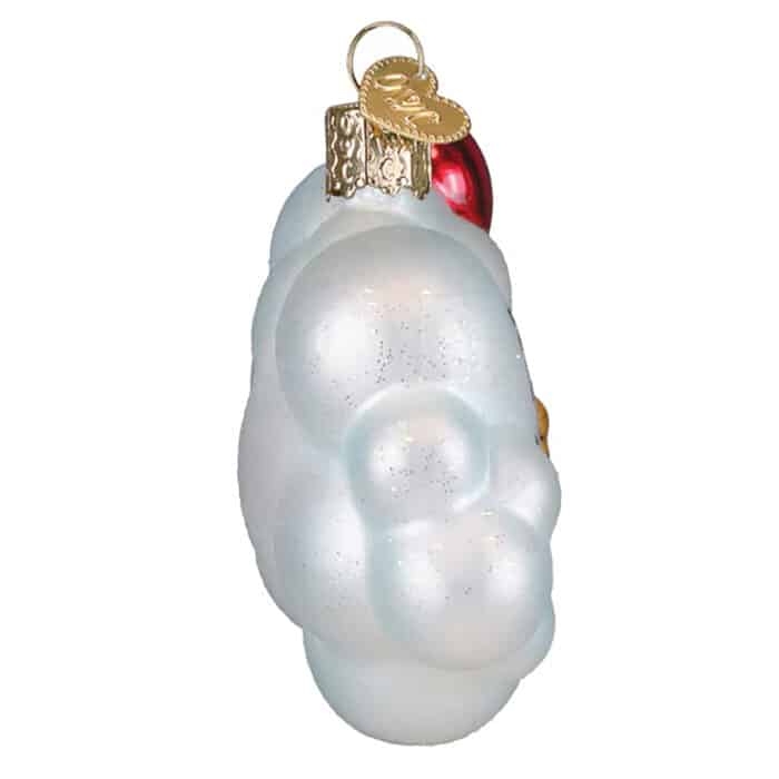 Winnie And Piglet Together Ornament Old World Christmas Side