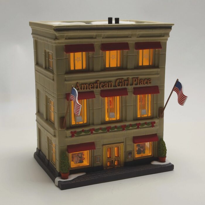 American Girl Place Christmas in the City Village D56 New Lit