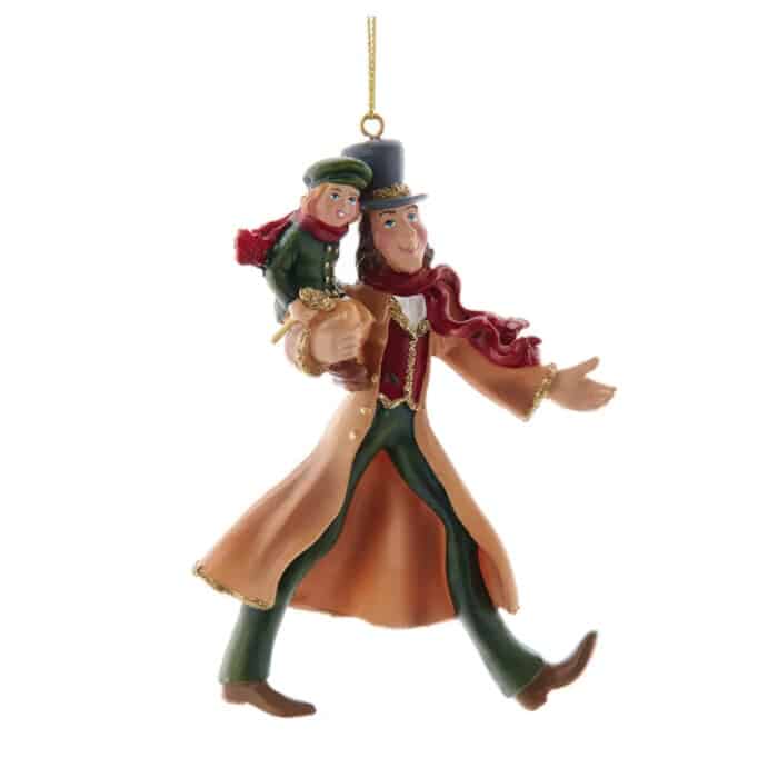 Bob Cratchit and Tiny Time Ornament