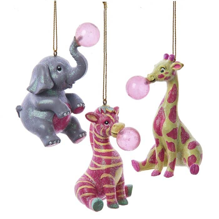 Bubblegum Animals Ornament
