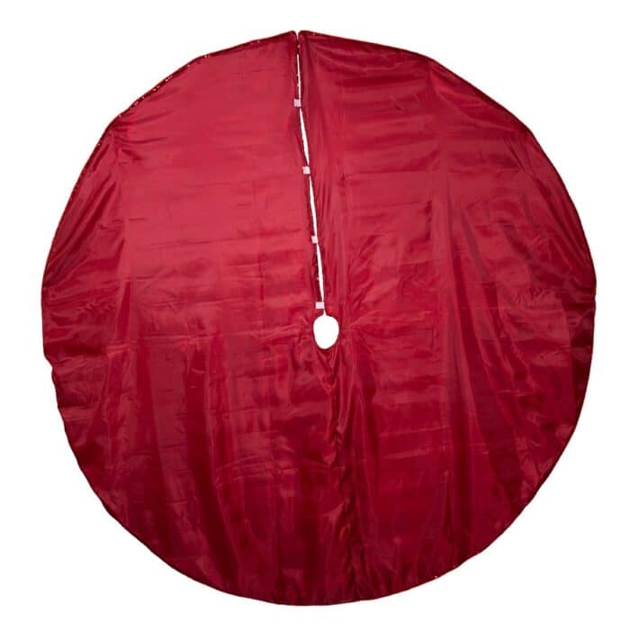 Burgundy Sequin Tree Skirt 72 Back