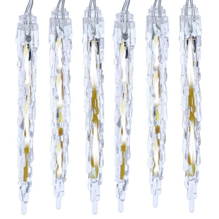 Cool White or Warm White Icicle Led Lights Cool White
