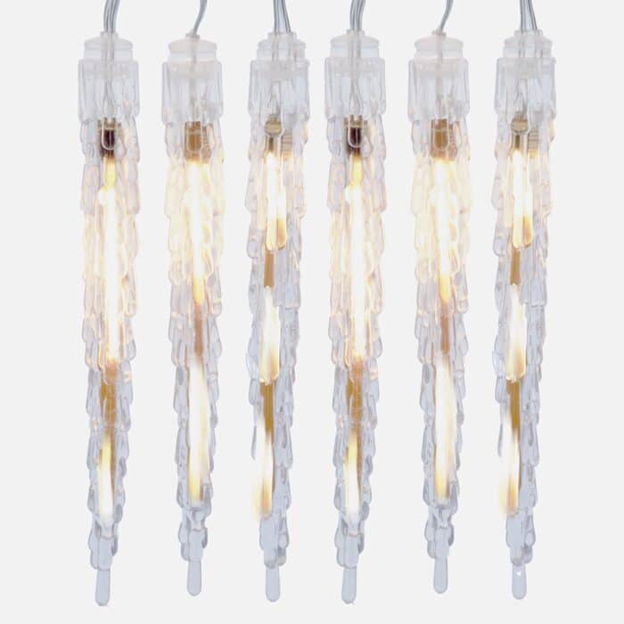 Cool White or Warm White Icicle Led Lights Warm White