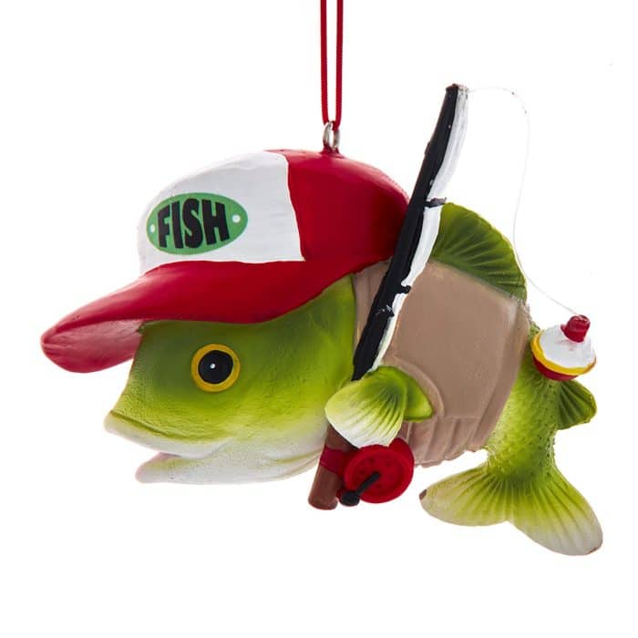 Fishing Dude Ornament