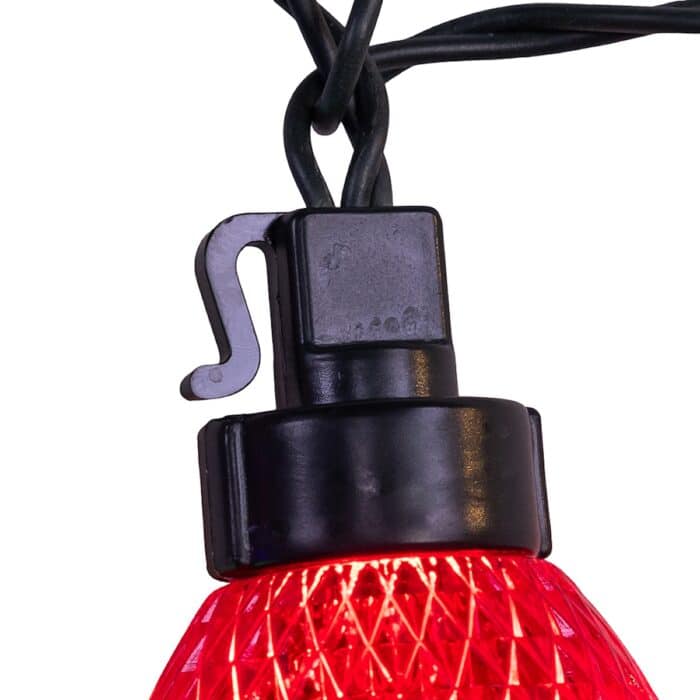 Multicolor or Warm White Super C9 Yard Stake Lights Close Up Color