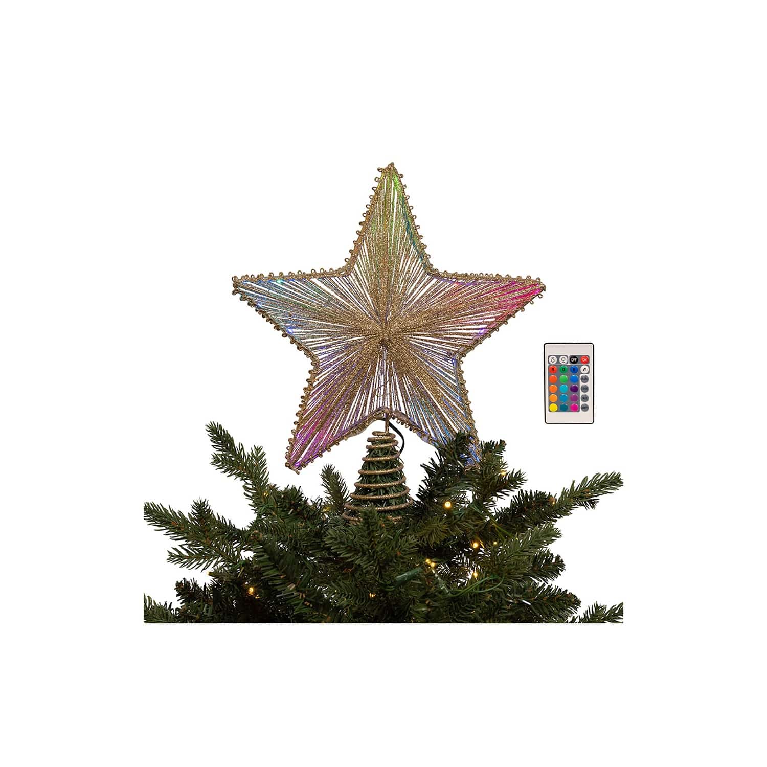 Multicolor Smd Led Star Tree Topper