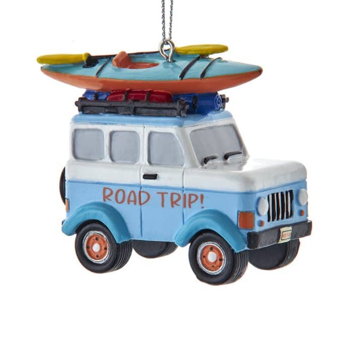 Road Trip SUV Kayak Ornament