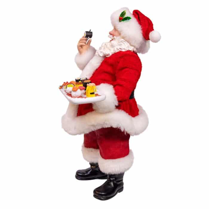 Snacking on Sushi Santa Side Two