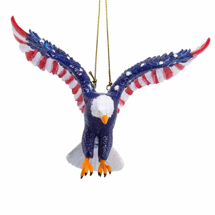 Stars and Stripes Eagle Ornament Front