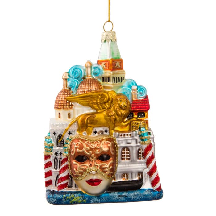 Venice Cityscape Ornament Back