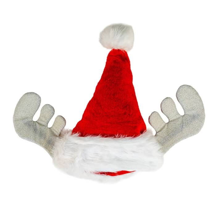 Christmas Vacation™ Moose Ears Santa Hat Back