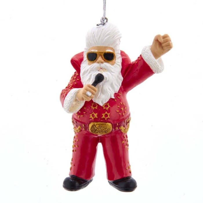 Elvis Presley® Santa Ornament