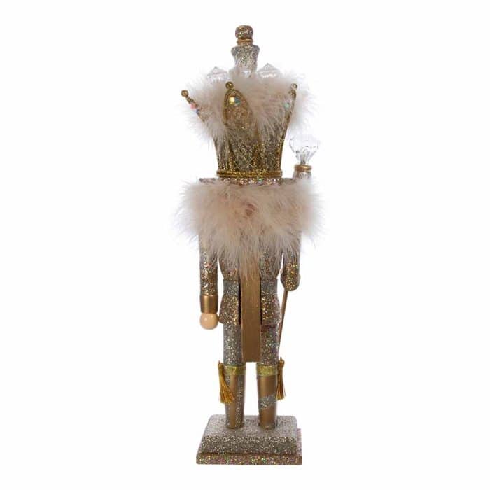 Platinum and Gold Glittered Hollywood Nutcrackers™ Back