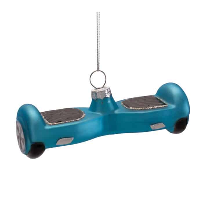 Blue Hoverboard Ornament