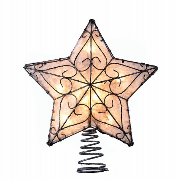 Capiz Swirl Star Treetop
