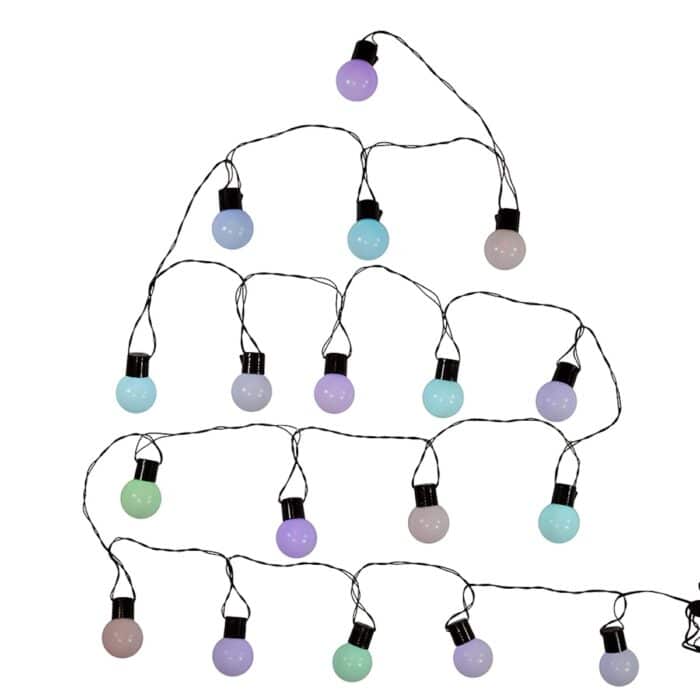 Color Changing Round Led Light Set Colors