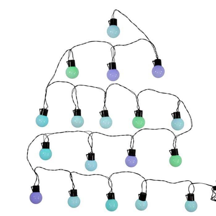 Color Changing Round Led Light Set Stand Color Example