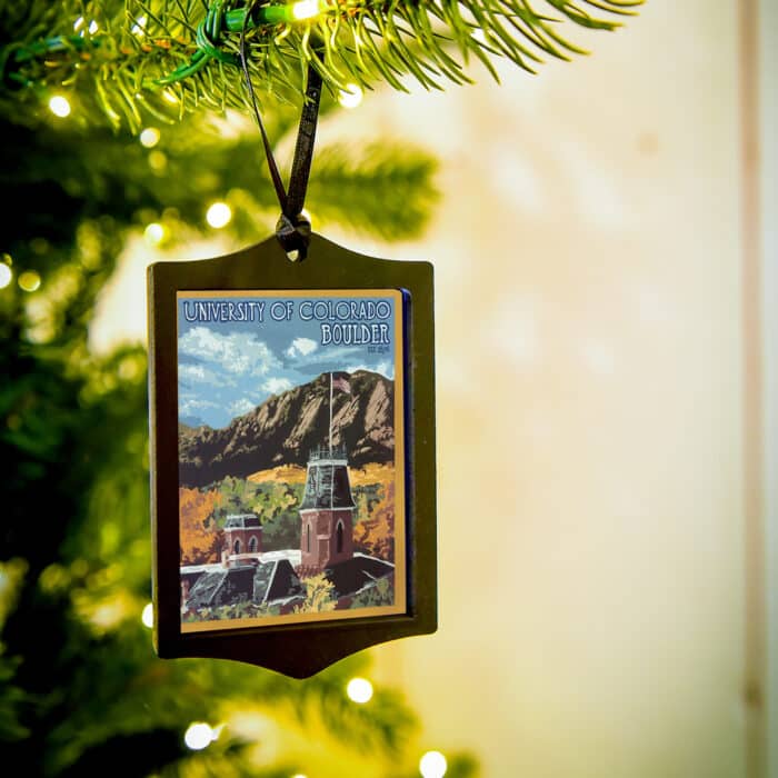 Colorado University or College Ornaments by Julie Leidel Cu