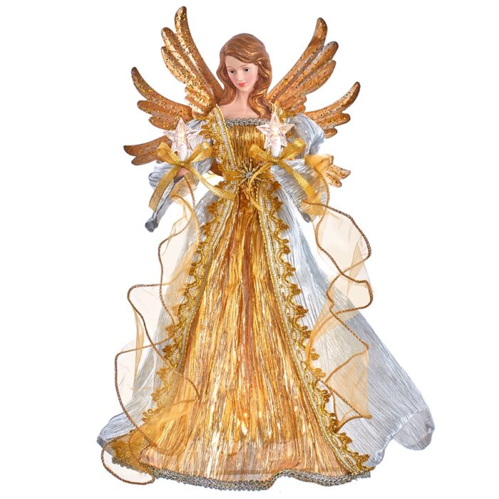 Golden Winged Angel Tree Topper